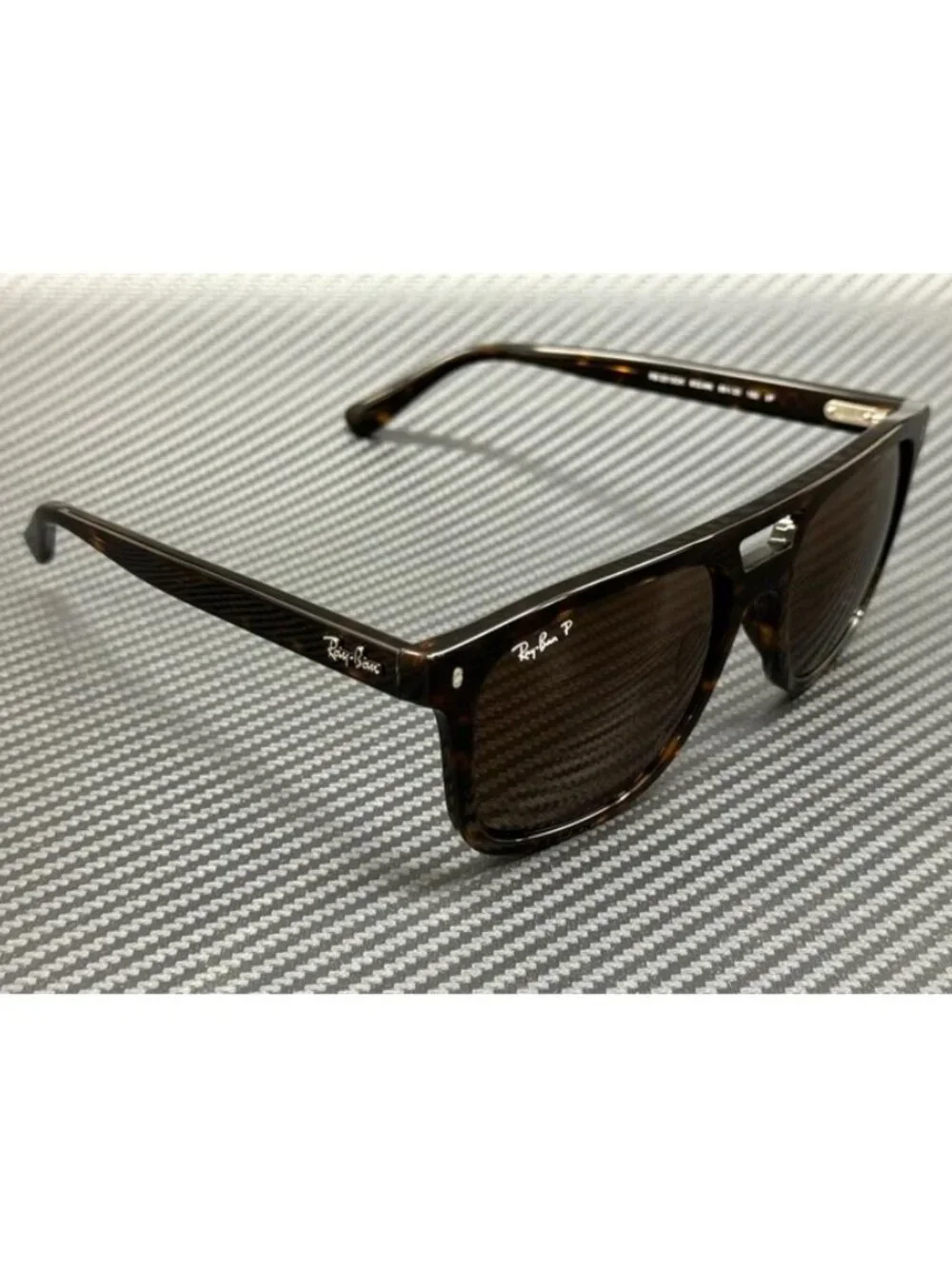 New Ray-Ban Men Havana Brown Sunglasses 58-20-150